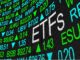 Picture of ETFs written on a price board