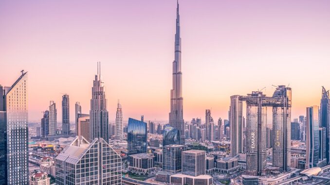 Binance, Dubai in the afternoon