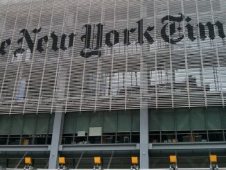 The New York Times sign