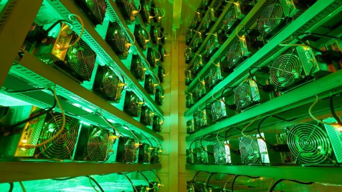 Shares of Bitcoin mining firms jump as BTC bounces to $22K