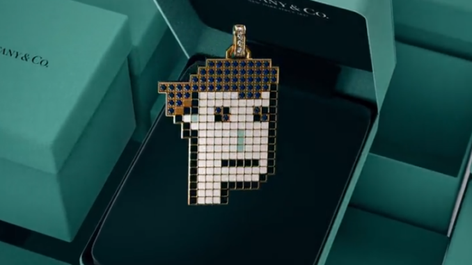 Tiffany & Co., CryptoPunks pendant screenshot