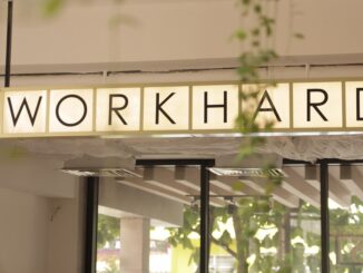 ETHPoW, a "Work Hard" sign