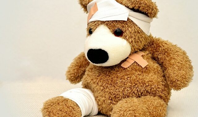Bear market, a teddy bear healing