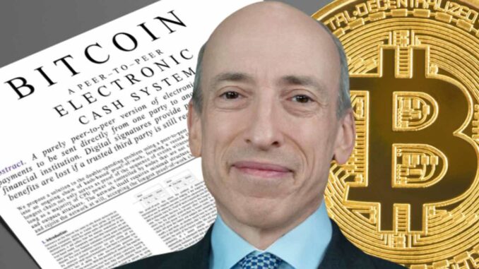 SEC Chair Gensler Wishes Satoshi Nakamoto's Bitcoin Whitepaper Happy Birthday — Says Let's Make Sure Crypto Investors Get Proper Protection