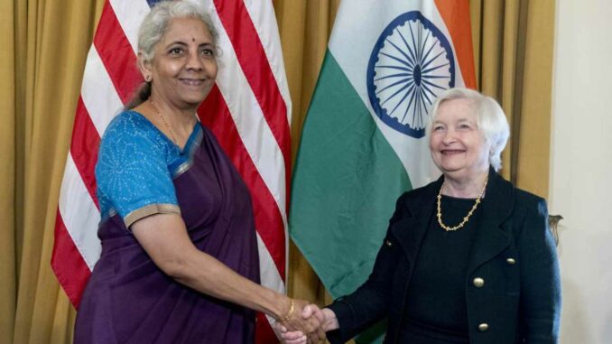US Treasury Secretary and Indian Finance Minister Discuss Crypto Regulation