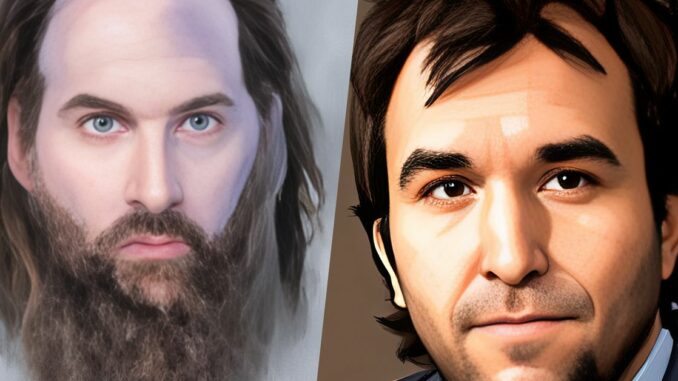 Adam Levine and Will Ess Using the Power of AI to Make Portraits