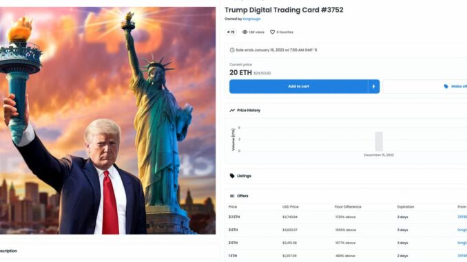 Crypto Twitter Delves Into Strange, Sloppy Side of Trump’s NFT Collection