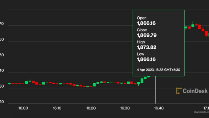 Ether Rallies to 8-Month High, Gains Ground Against Bitcoin