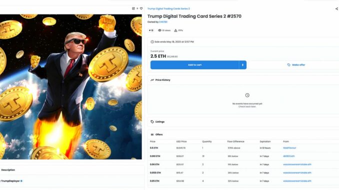 Trump Drops Second Series of Digital Trading Card Collection With Edition of 47,000 NFTs