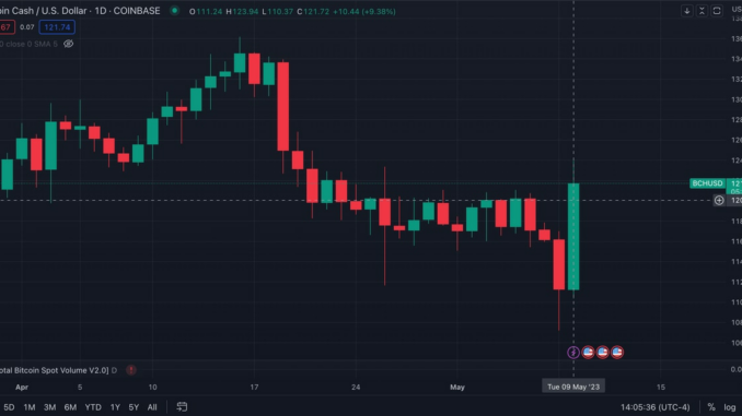 Bitcoin Cash Rises 11% but Gains Could Be Short-Lived