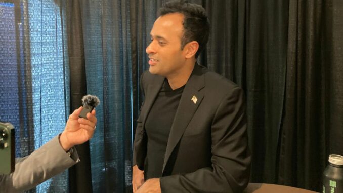 U.S. Presidential Candidate Vivek Ramaswamy Takes Potshot at Ron DeSantis Bitcoin $BTC Remark