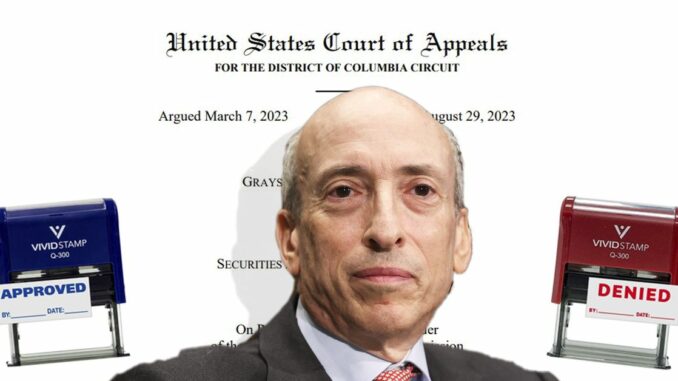 Grayscale ETF Court Rout Puts SEC in Will-They, Won’t-They Role Starring Gensler
