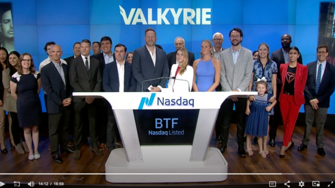 Valkyrie Gets Approval to Start Buying ETH Futures For its Existing Bitcoin ETF