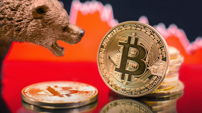 Bitcoin bearish price crash