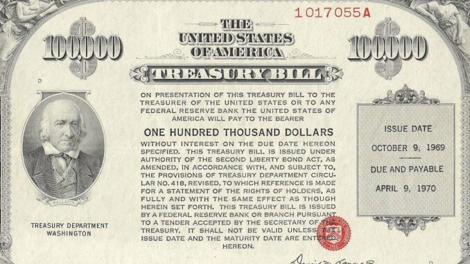 New York Stock Exchange with banner flagging ProShares Bitcoin Strategy ETF on the day it started trading.