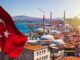 Turkish Flag In Istanbul