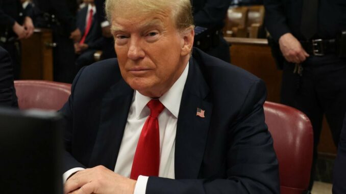 Week-over-week, the probability of Trump winning is down around three percentage points, to 54%. But on May 31, the day a jury convicted Trump of felony crimes, it lost only one percentage point.