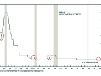 Rate hikes by the Japanese central bank typically precede recessions