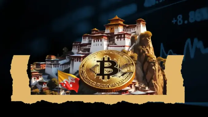 Royal Government of Bhutan Shifts 406 BTC ($40M) to QCP Capital, Still Holds $1.2B in BTC