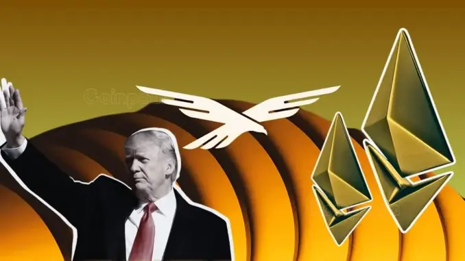 Donald Trump’s Project WLF Accumulates $9.88 Million Ethereum At the Dip