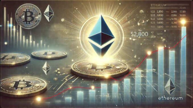 Ethereum Poised To Test $2,800 Support Level If Market Downtrend Persists – Analyst