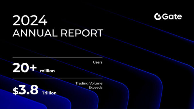 Gate 2024 Annual Report: Trading Volume Exceeds $3.8 Trillion, Solidifying Top 4 Market Position