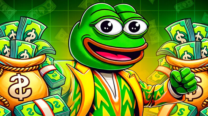 Krypto News: Millionengewinne mit Memecoins! Mitten im Crash: Anleger wird reich mit Pepe (PEPE) – und jetzt tut er's erneut