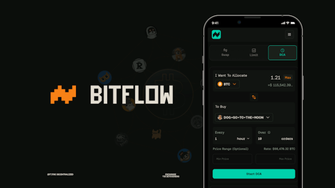 Bitflow brings AI-powered DeFi to Stacks with Automated DCA for Bitcoin and Runes