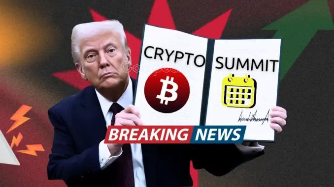 Cardano’s Hoskinson Snubbed for White House Crypto Summit, Ripple CEO on the List