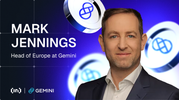 Inside Gemini’s European Strategy: Mark Jennings Talks MiCA, Market Trends, and What’s Next