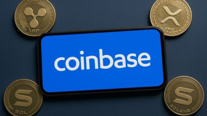 Coinbase to launch 24/7 XRP and Solana futures trading on June 13 as derivatives trade heats up