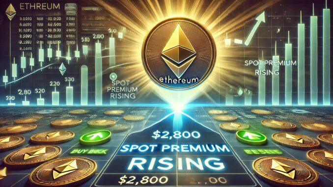 Ethereum Spot Premium Signals Strength – $2,800 Resistance In Focus