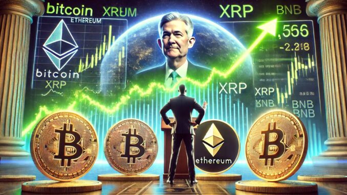 Bitcoin, Ethereum, XRP, BNB On The Rise Following Powell's Fed Speech