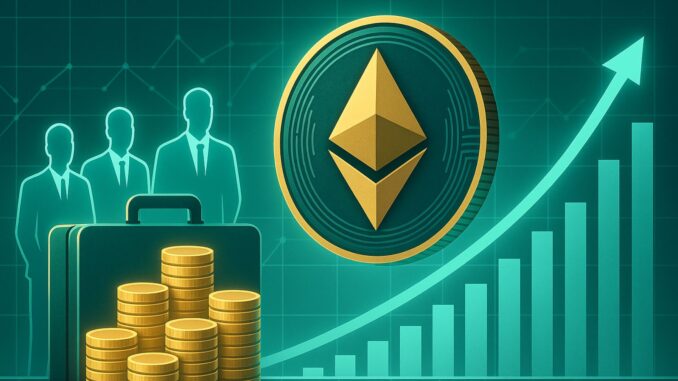 Institutional Players Add 218,750 Ethereum ($943M) In 2 Days: Big Money Bets On ETH