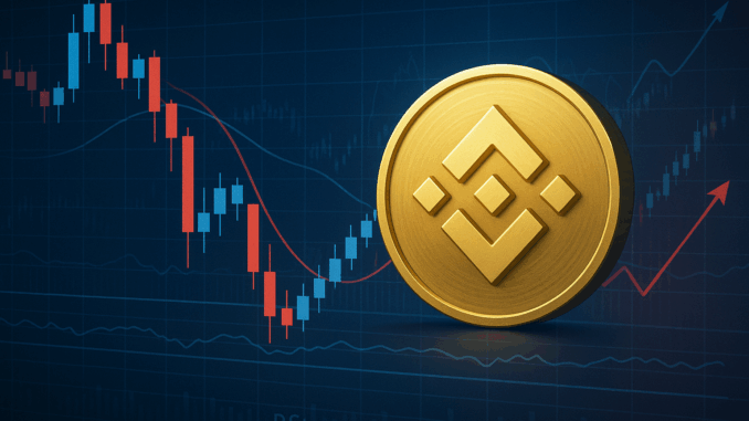 BNB faces pullback risk after 10% drop as charts signal overbought levels