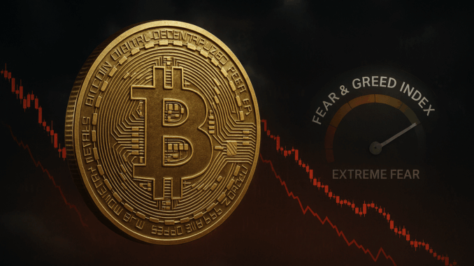Bitcoin market sentiment turns to extreme fear as BTC sinks to $105k