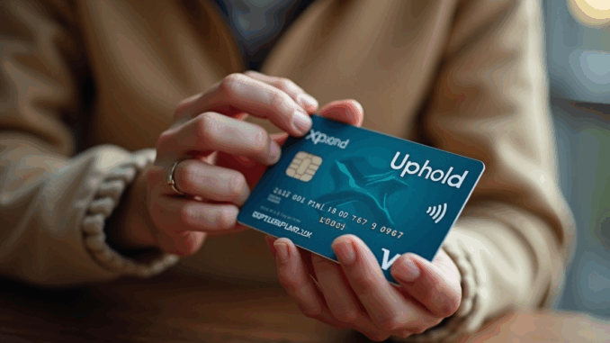 A Card Labelled Uphold