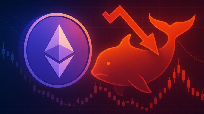 Ethereum ICO Whale Sells 20,000 ETH ($58M), Raising Questions Over Market Timing