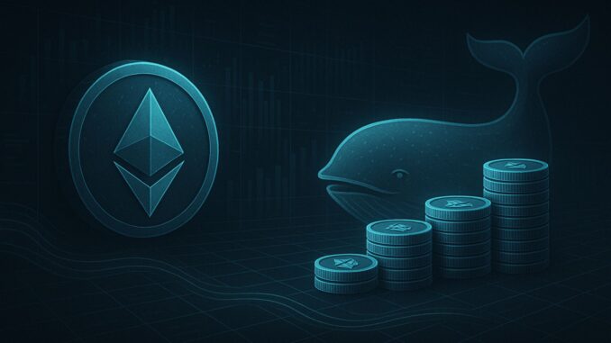 Ethereum Whale Adds $105M To His ETH Position – $1.33B Bought Since Nov 4