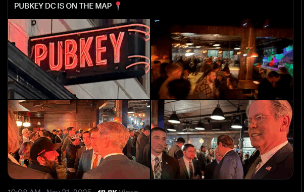 Scott Bessent Stirs Headlines With Surprise Visit To Bitcoin Bar