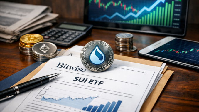 Bitwise spot SUI ETF filing adds pressure to the crypto ETF race