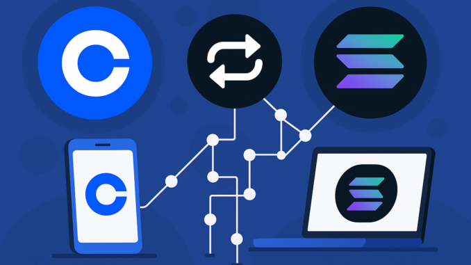 Coinbase expands Solana trading access with integrated on chain swaps