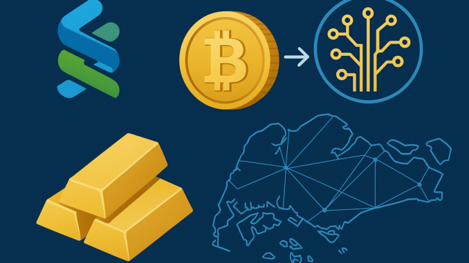 Standard Chartered expands into tokenised gold with Libeara in Singapore