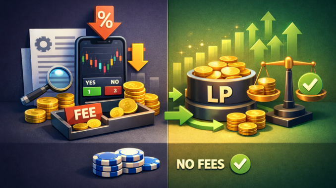 Polymarket quietly changes fee model for short term crypto markets