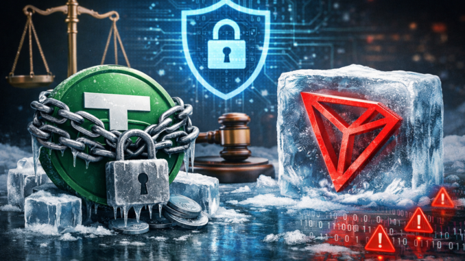 Tether tightens compliance grip as major USDT freeze hits Tron