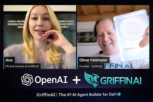 Griffin AI reports 57% MoM growth in agent usage and receives a second OpenAI milestone trophy for 20B+ tokens processed.