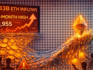 The $33 Billion Inundation: Ethereum Inflows Hit a 15-Month High As Price Teeters At $1,955