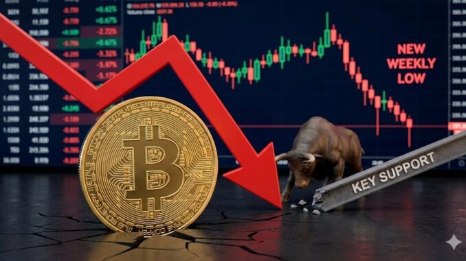 Bitcoin Price Sinks to New Weekly Low