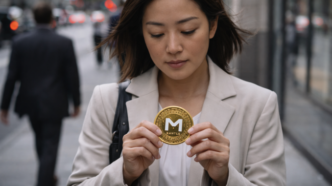 An investor looking at Mantle token