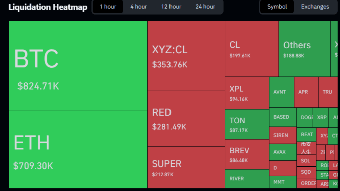 Bitcoin 45% Below Its Peak, Short Sellers Absorb $276M In Losses